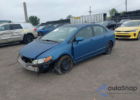 2008 Honda Civic Lx z USA, uszkodzony, nr VIN 2HGFA16558H501250